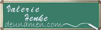 Valerie Henke Visitenkarte